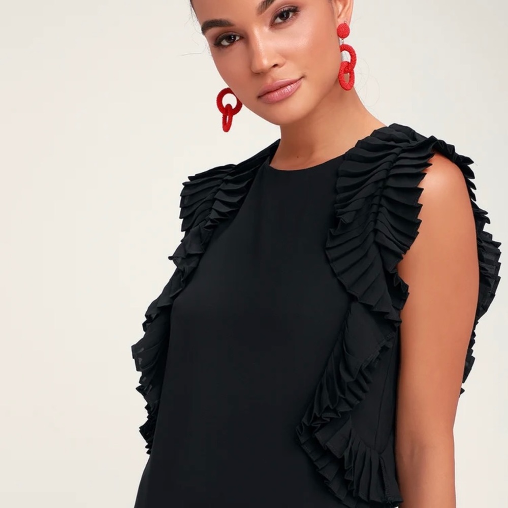 Lulus We Got The Ruffle Mini Dress CL3 - Picture 5 of 10